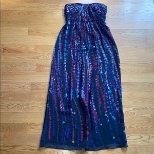 Phoebe Couture Strapless Maxi Dress